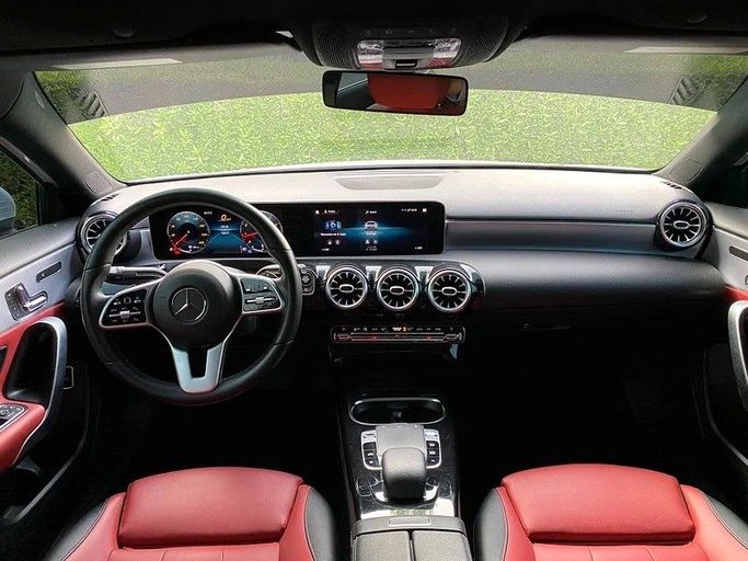 Used Mercedes-Benz A-Class 220 IV (W177), 2.0 l, 2020 in Sharjah by Al Ahd Used Cars, White color. American Specs | AUTO.AE