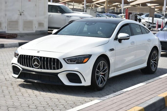 Used Mercedes-Benz AMG GT 43 I Facelift, 3.0 l, 2021 in Sharjah by Alfaris Used Cars, White color. Other | AUTO.AE