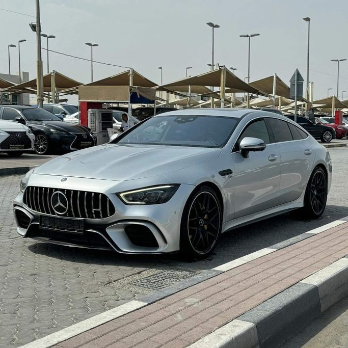 Подержанный Mercedes-Benz AMG GT 63 S I Рестайлинг, 4.0 л, 2019 в Шардже от Alfaris Used Cars Серебристый цвет. Other | AUTO.AE