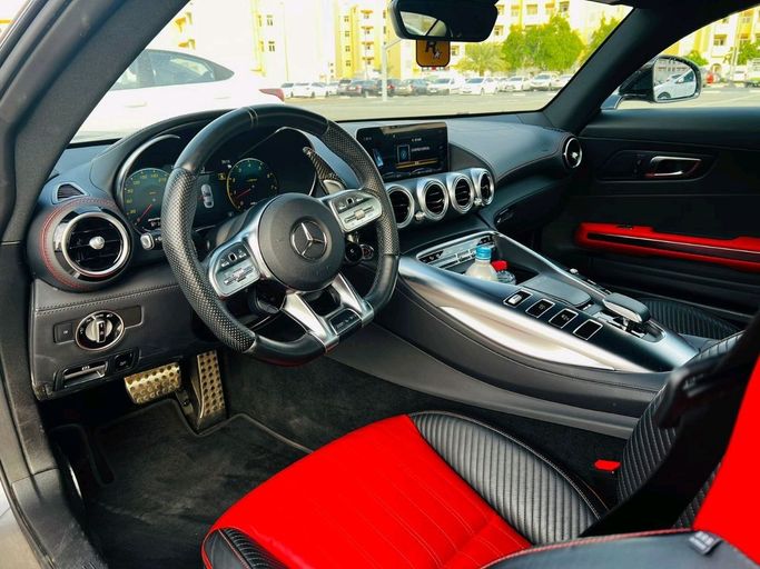 Used Mercedes-Benz AMG GT GT I Facelift, 4.0 l, 2021 in Sharjah by Ali Used Cars, Silver color. Japanese Specs | AUTO.AE