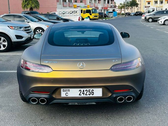 Used Mercedes-Benz AMG GT GT I Facelift, 4.0 l, 2021 in Sharjah by Ali Used Cars, Silver color. Japanese Specs | AUTO.AE