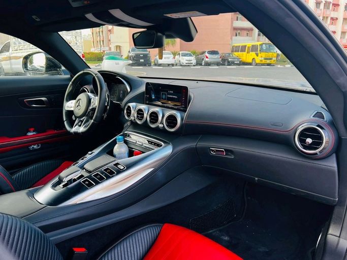 Used Mercedes-Benz AMG GT GT I Facelift, 4.0 l, 2021 in Sharjah by Ali Used Cars, Silver color. Japanese Specs | AUTO.AE