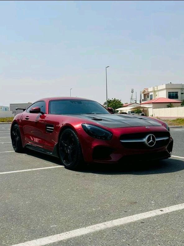 Used Mercedes-Benz AMG GT I, 4.0 l, 2016 in Sharjah by Ali Used Cars, Red color. Japanese Specs | AUTO.AE