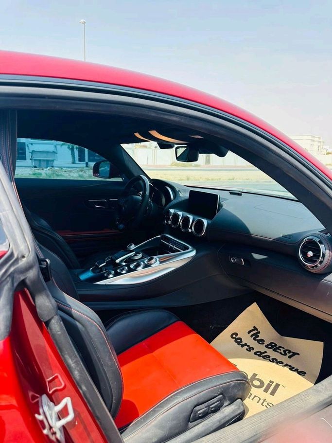 Used Mercedes-Benz AMG GT I, 4.0 l, 2016 in Sharjah by Ali Used Cars, Red color. Japanese Specs | AUTO.AE