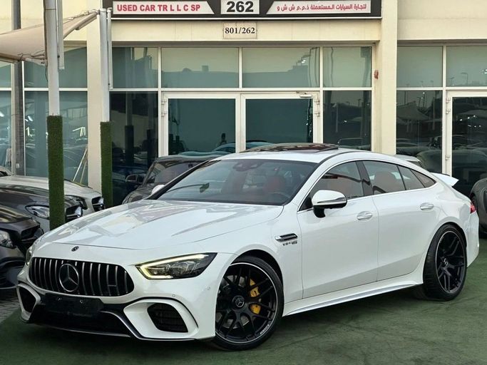 مستعملة Mercedes-Benz AMG GT 63 S أنا شد الوجه, 4.0 l, 2019 في في الشارقة من Noor Al Seyoh Used Cars، اللون أبيض. مواصفات الخليج | AUTO.AE