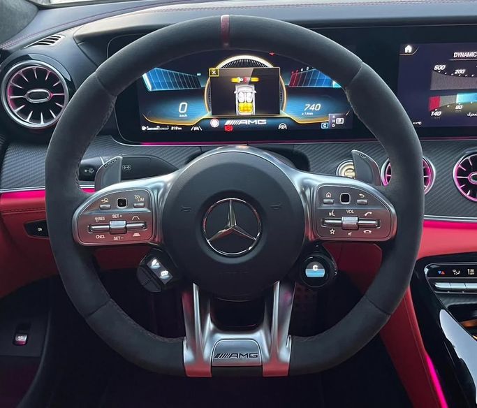 Подержанный Mercedes-Benz AMG GT 63 S E Performance I Рестайлинг, 4.0 л, 2021 в Шардже от Al Nukhba Al Malakyah Used Cars Черный цвет. Американская | AUTO.AE