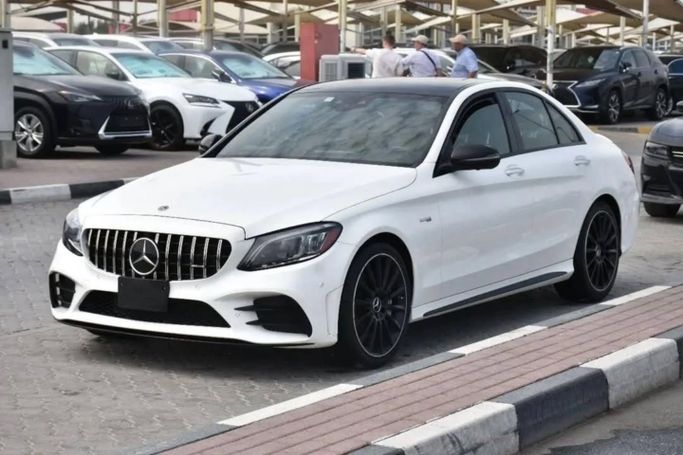 Used Mercedes-Benz C-Class AMG 43 AMG IV (W205) Facelift, 3.0 l, 2021 in Sharjah by Alfaris Used Cars, White color. Other | AUTO.AE