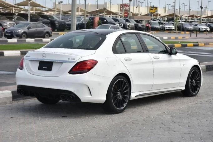 Used Mercedes-Benz C-Class AMG 43 AMG IV (W205) Facelift, 3.0 l, 2021 in Sharjah by Alfaris Used Cars, White color. Other | AUTO.AE