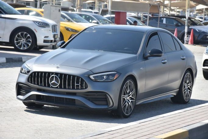 Used Mercedes-Benz C-Class AMG 43 AMG V (W206), 2.0 l, 2023 in Sharjah by Alfaris Used Cars, Grey color. Other | AUTO.AE