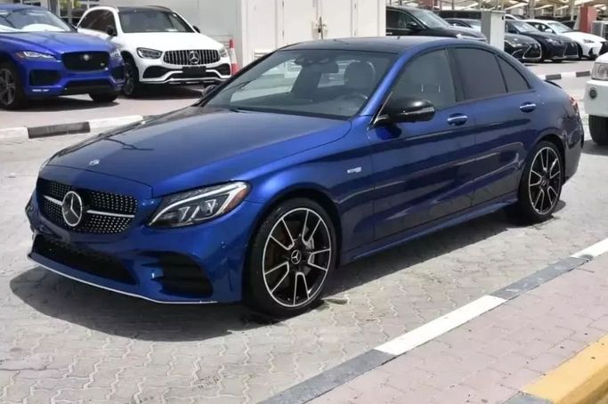 Подержанный Mercedes-Benz C-Class AMG 43 AMG IV (W205), 3.0 л, 2018 в Шардже от Alfaris Used Cars Синий цвет. Other | AUTO.AE