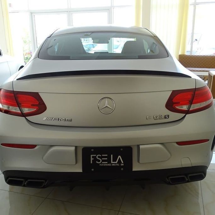 Used Mercedes-Benz C-Class AMG 63 AMG S IV (W205), 4.0 l, 2017 in Sharjah by Alfaris Used Cars, Silver color. Other | AUTO.AE