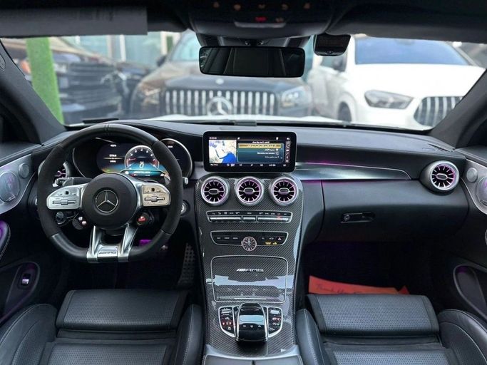 Used Mercedes-Benz C-Class AMG 63 AMG S IV (W205) Facelift, 4.0 l, 2020 in Sharjah by Noor Al Seyoh Used Cars, White color. Korean Specs | AUTO.AE