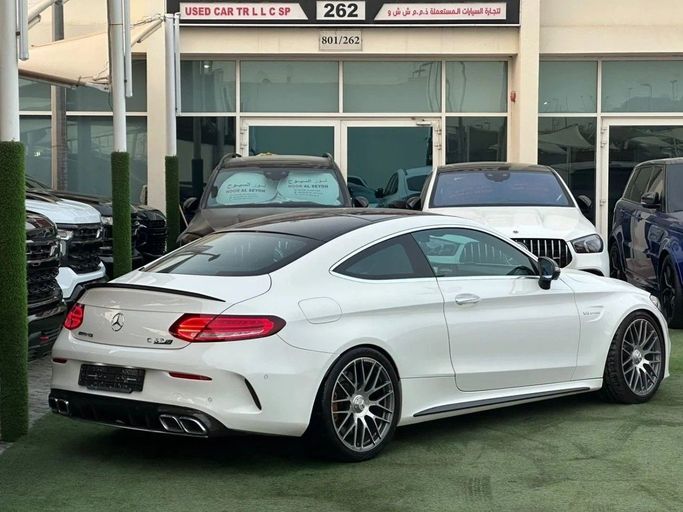 Used Mercedes-Benz C-Class AMG 63 AMG S IV (W205) Facelift, 4.0 l, 2020 in Sharjah by Noor Al Seyoh Used Cars, White color. Korean Specs | AUTO.AE