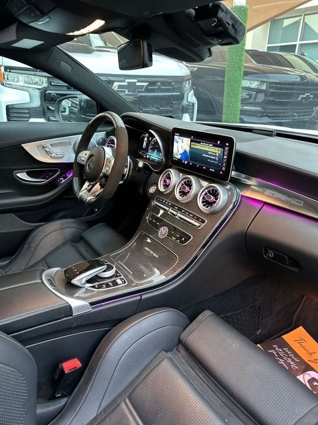 Used Mercedes-Benz C-Class AMG 63 AMG S IV (W205) Facelift, 4.0 l, 2020 in Sharjah by Noor Al Seyoh Used Cars, White color. Korean Specs | AUTO.AE