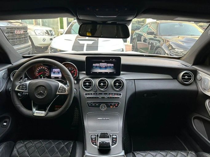 Used Mercedes-Benz C-Class AMG 63 AMG S IV (W205), 4.0 l, 2017 in Sharjah by Noor Al Seyoh Used Cars, White color. GCC Specs | AUTO.AE