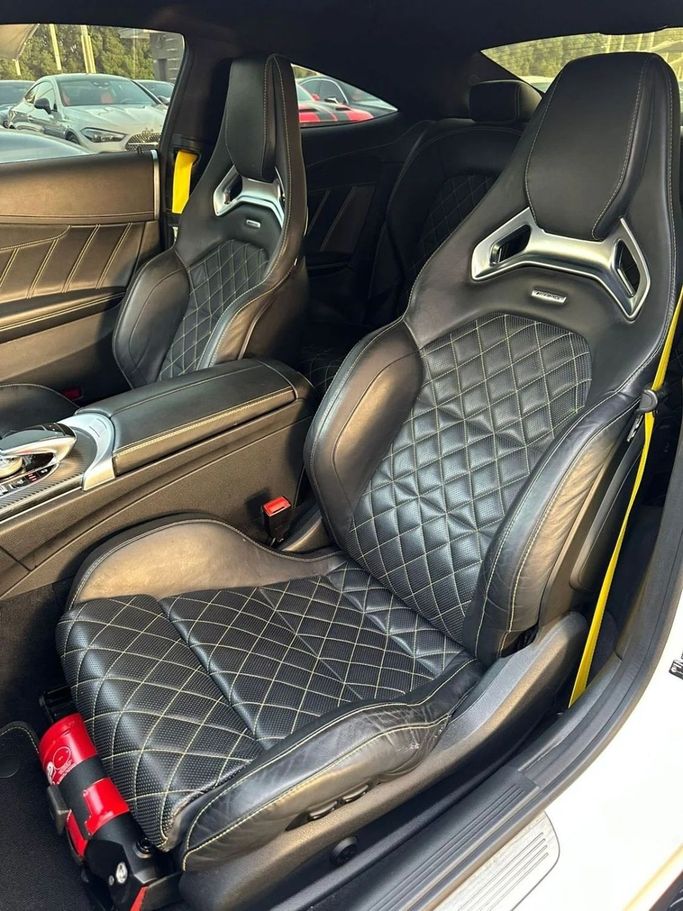 Used Mercedes-Benz C-Class AMG 63 AMG S IV (W205), 4.0 l, 2017 in Sharjah by Noor Al Seyoh Used Cars, White color. GCC Specs | AUTO.AE