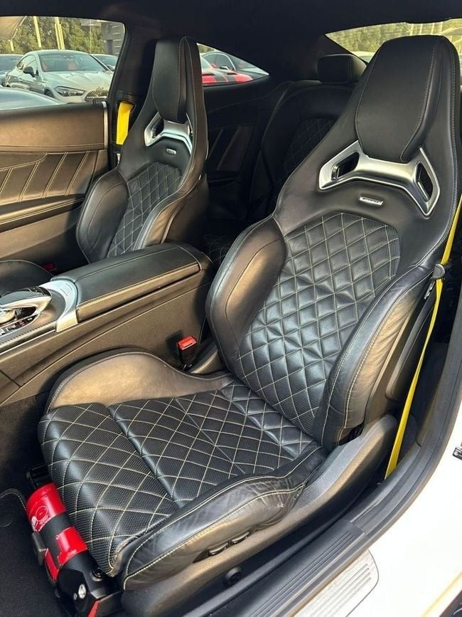 Used Mercedes-Benz C-Class AMG 63 AMG S IV (W205), 4.0 l, 2017 in Sharjah by Noor Al Seyoh Used Cars, White color. GCC Specs | AUTO.AE