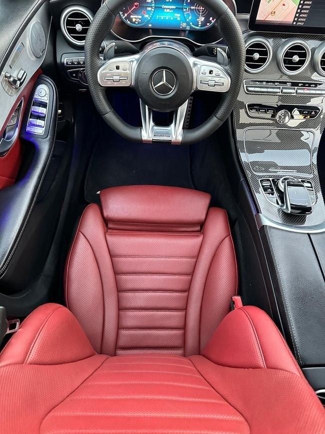 Подержанный Mercedes-Benz C-Class AMG 43 AMG IV (W205) Рестайлинг, 3.0 л, 2019 в Шардже от Al Hashal Used Cars Серебристый цвет. GCC | AUTO.AE