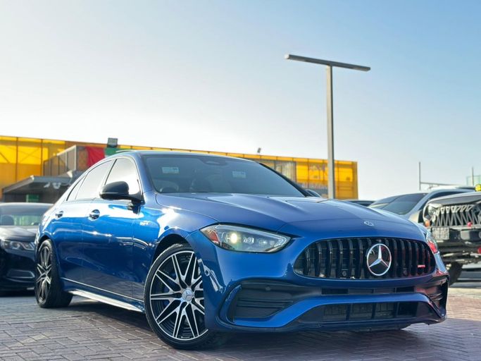 مستعملة Mercedes-Benz C-Class AMG 43 AMG V (W206), 2.0 l, 2023 في في الشارقة من FAROUK KHALAF، اللون أزرق. المواصفات الأمريكية | AUTO.AE | إعلان #266237