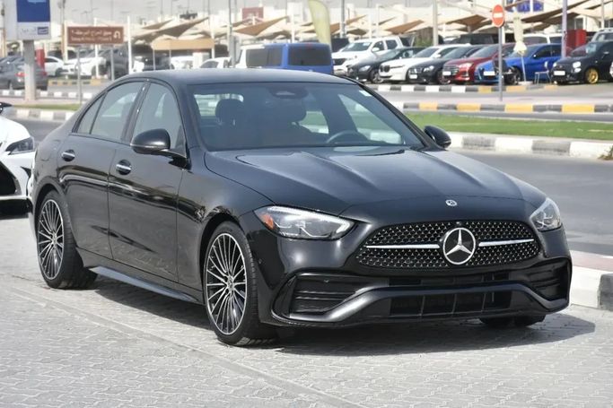 Used Mercedes-Benz C-Class 300 V (W206), 2.0 l, 2024 in Sharjah by Alfaris Used Cars, Black color.  | AUTO.AE