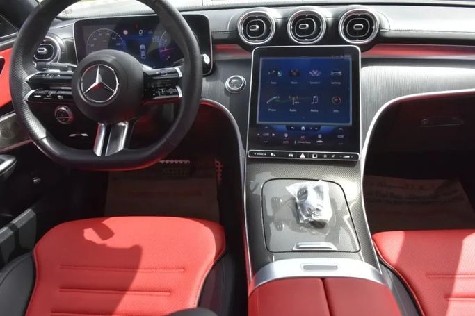 Used Mercedes-Benz C-Class 300 V (W206), 2.0 l, 2023 in Sharjah by Alfaris Used Cars, White color.  | AUTO.AE