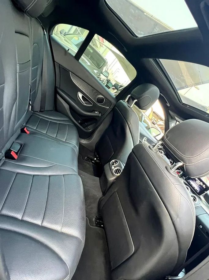 Used Mercedes-Benz C-Class 300 IV (W205) Facelift, 2.0 l, 2018 in Sharjah by Al Haram Al Masy, White color. American Specs | AUTO.AE