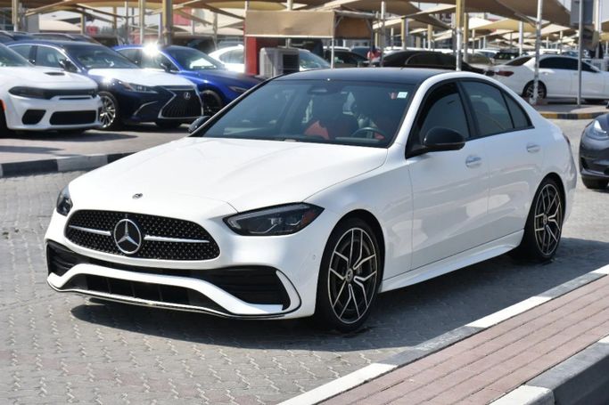 Used Mercedes-Benz C-Class 300 V (W206), 2.0 l, 2022 in Sharjah by Alfaris Used Cars, White color. Other | AUTO.AE