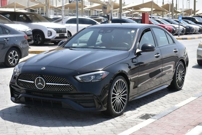 Used Mercedes-Benz C-Class 300 V (W206), 2.0 l, 2022 in Sharjah by Alfaris Used Cars, Black color. Other | AUTO.AE