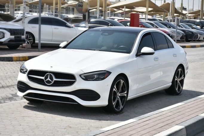 Used Mercedes-Benz C-Class 300 V (W206), 2.0 l, 2022 in Sharjah by Alfaris Used Cars, White color. Other | AUTO.AE