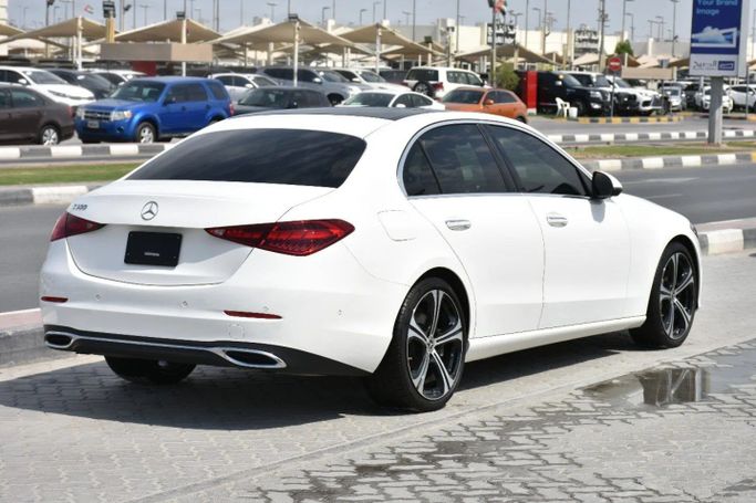 Used Mercedes-Benz C-Class 300 V (W206), 2.0 l, 2022 in Sharjah by Alfaris Used Cars, White color. Other | AUTO.AE
