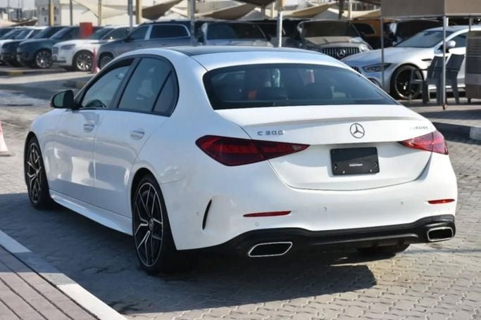Used Mercedes-Benz C-Class 300 V (W206), 2.0 l, 2022 in Sharjah by Alfaris Used Cars, White color. Other | AUTO.AE
