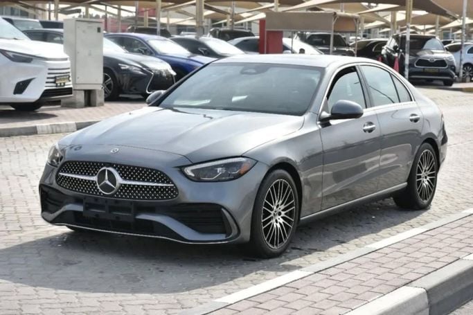 Used Mercedes-Benz C-Class 300 V (W206), 2.0 l, 2022 in Sharjah by Alfaris Used Cars, Grey color. Other | AUTO.AE