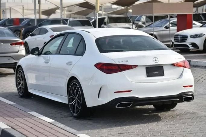Used Mercedes-Benz C-Class 300 V (W206), 2.0 l, 2023 in Sharjah by Alfaris Used Cars, White color. Other | AUTO.AE