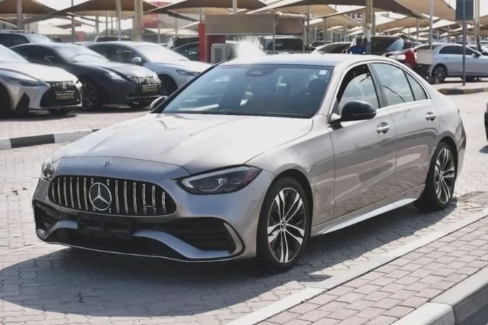 Used Mercedes-Benz C-Class 300 V (W206), 2.0 l, 2022 in Sharjah by Alfaris Used Cars, Silver color. Other | AUTO.AE