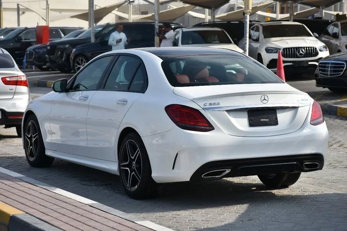 Used Mercedes-Benz C-Class 300 IV (W205) Facelift, 2.0 l, 2021 in Sharjah by Alfaris Used Cars, White color. Other | AUTO.AE