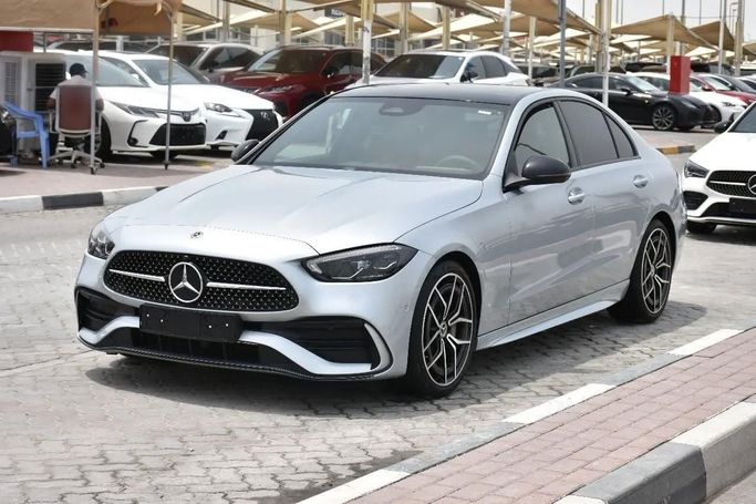 New Mercedes-Benz C-Class 300 V (W206), 2.0 l, 2023 in Sharjah by Alfaris Used Cars, Silver color. Other | AUTO.AE