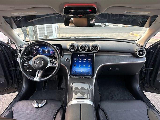 Used Mercedes-Benz C-Class 300 V (W206), 2.0 l, 2022 in Sharjah by Titanium Used Cars, Grey color. American Specs | AUTO.AE