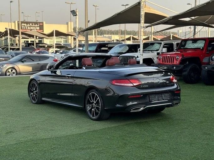 Подержанный Mercedes-Benz C-Class 200 IV (W205) Рестайлинг, 1.5 л, 2019 в Шардже от Al Fakhamah Used Cars Серый цвет. GCC | AUTO.AE