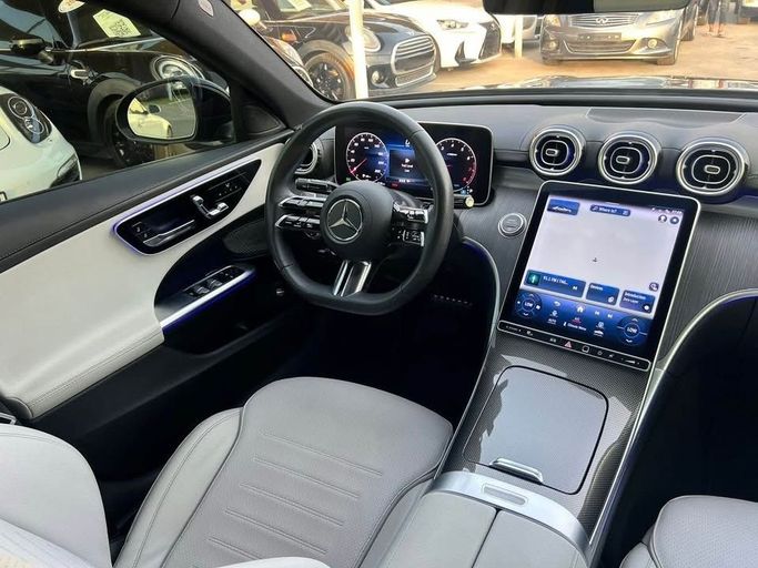 Used Mercedes-Benz C-Class 300 V (W206), 2.0 l, 2023 in Sharjah by Al Suraj Al Muneer Used Cars, Black color. American Specs | AUTO.AE