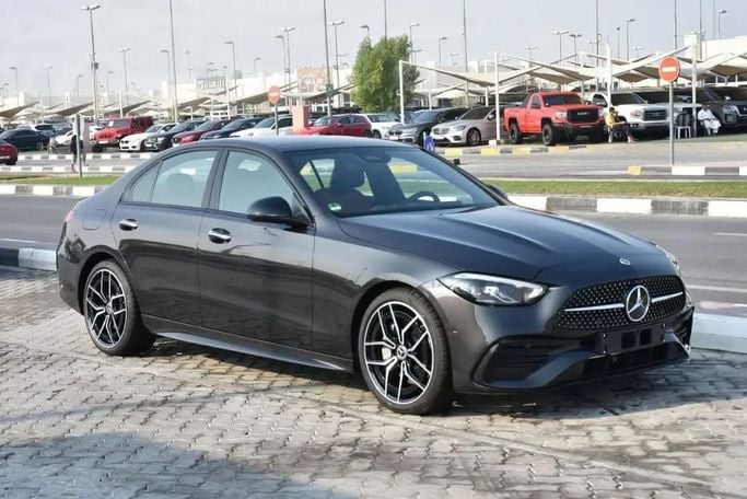 New Mercedes-Benz C-Class 200 V (W206), 1.5 l, 2023 in Sharjah by Alfaris Used Cars, Grey color. Other | AUTO.AE