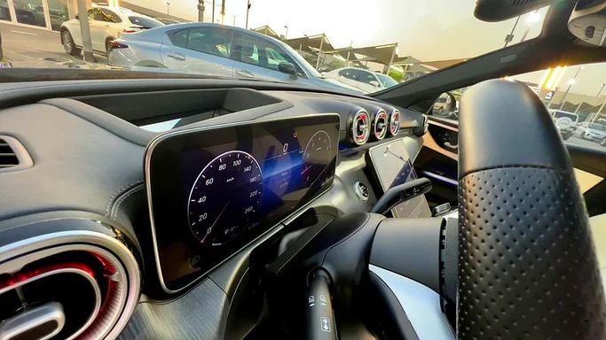 Used Mercedes-Benz C-Class 300 V (W206), 2.0 l, 2023 in Sharjah by Ali Abood Used Cars, Blue color. American Specs | AUTO.AE