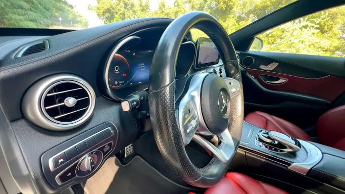 Used Mercedes-Benz C-Class 200 IV (W205) Facelift, 2.0 l, 2020 in Sharjah by Ali Abood Used Cars, White color. GCC Specs | AUTO.AE