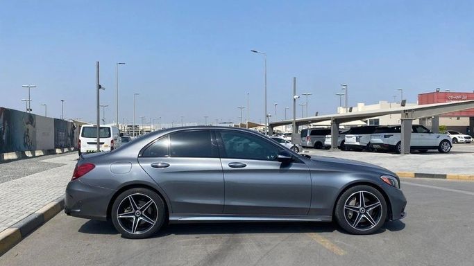 Used Mercedes-Benz C-Class 300 IV (W205), 2.0 l, 2018 in Sharjah by Halla Cars, Grey color. American Specs | AUTO.AE