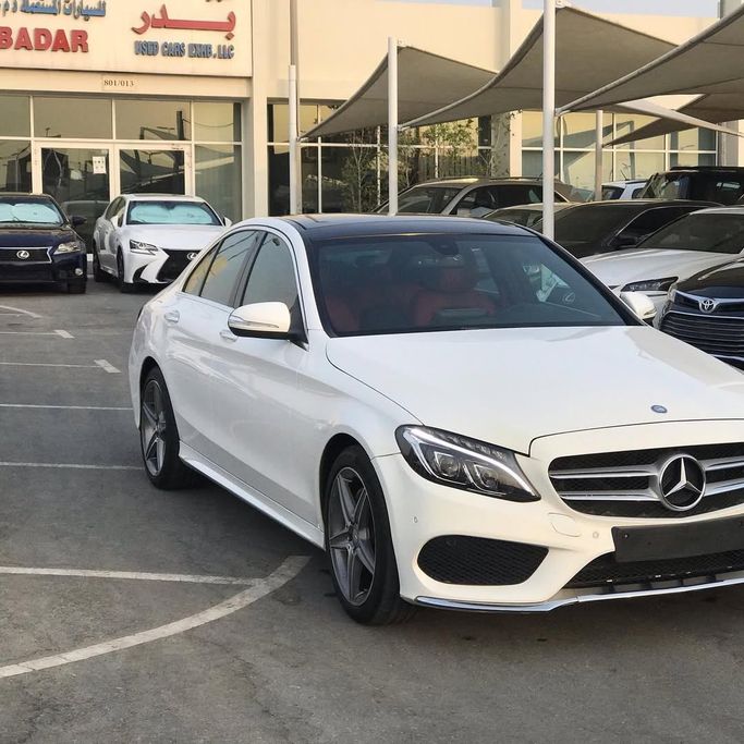Used Mercedes-Benz C-Class 200 III (W204) Facelift, 1.8 l, 2015 in Sharjah by Badar Used Cars, White color.  | AUTO.AE