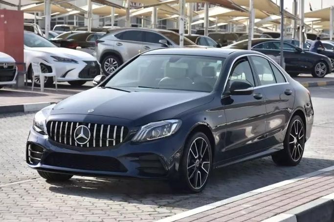 Used Mercedes-Benz C-Class 300 IV (W205), 2.0 l, 2015 in Sharjah by Alfaris Used Cars, Blue color. Other | AUTO.AE