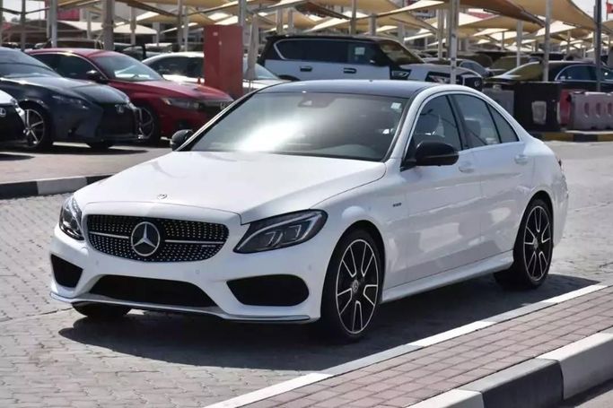 Used Mercedes-Benz C-Class 300 IV (W205), 2.0 l, 2018 in Sharjah by Alfaris Used Cars, White color. Other | AUTO.AE