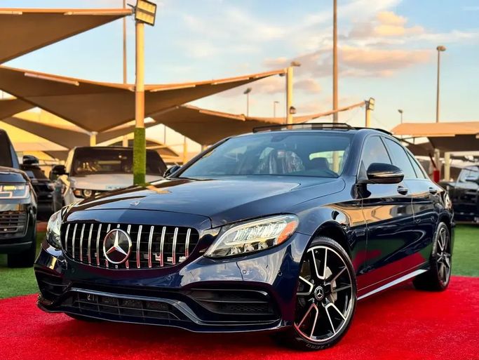 Подержанный Mercedes-Benz C-Class 300 IV (W205) Рестайлинг, 2.0 л, 2021 в Шардже от khaled al fares Синий цвет. Американская | AUTO.AE