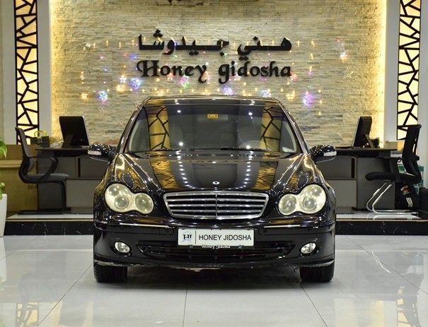 Подержанный Mercedes-Benz C-Class 180 II (W203) Рестайлинг, 1.8 л, 2007 в Шардже от Honey Jidosha Used Cars Tr. Черный цвет. GCC | AUTO.AE | Объявление #253475