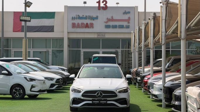 مستعملة ⁦Mercedes-Benz C-Class 200 V (W206)، 1.5 l، 2025⁩ في في الإمارات, الشارقة من Badar Used Cars، اللون أبيض.  | AUTO.AE | إعلان #285518