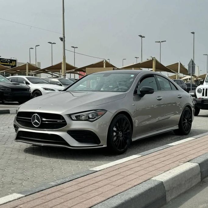 Used Mercedes-Benz CLA AMG 35 AMG II (C118, X118), 2.0 l, 2020 in Sharjah by Alfaris Used Cars, Silver color. Other | AUTO.AE